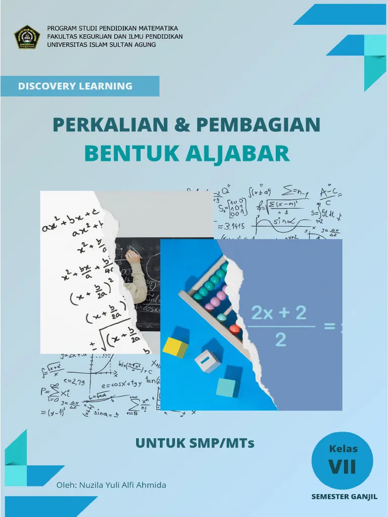 Sampul Aljabar untuk SMP